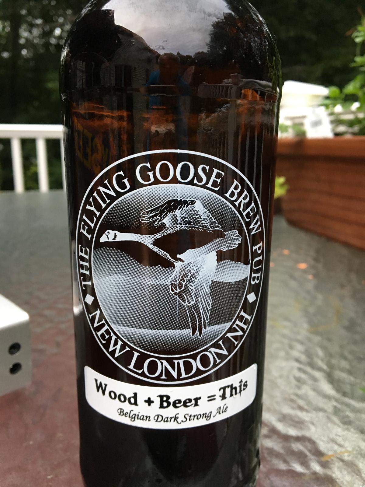 Wood   Beer = This
