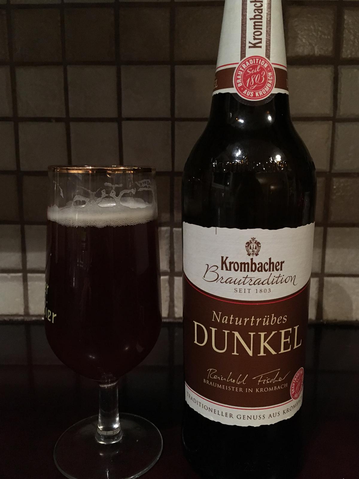 Krombacher Natutrübes Dunkel 