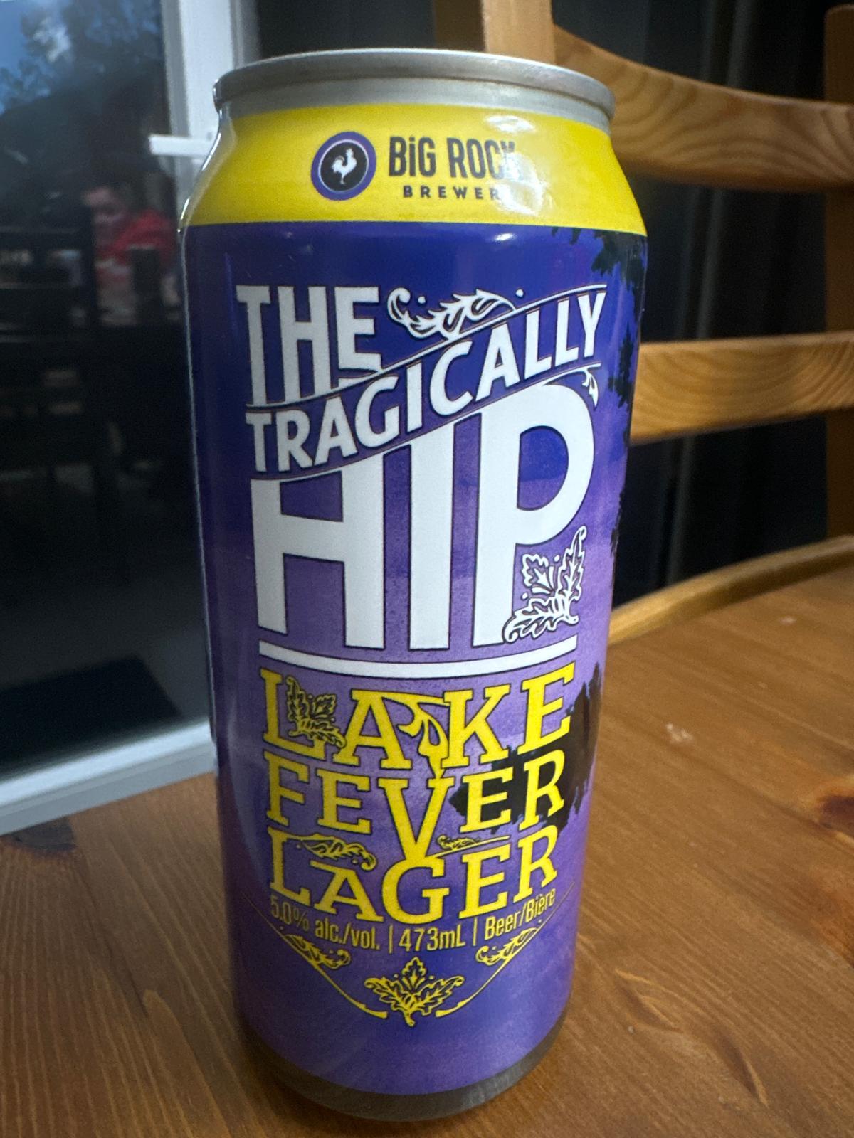 The Tragically Hip Lake Fever Lager