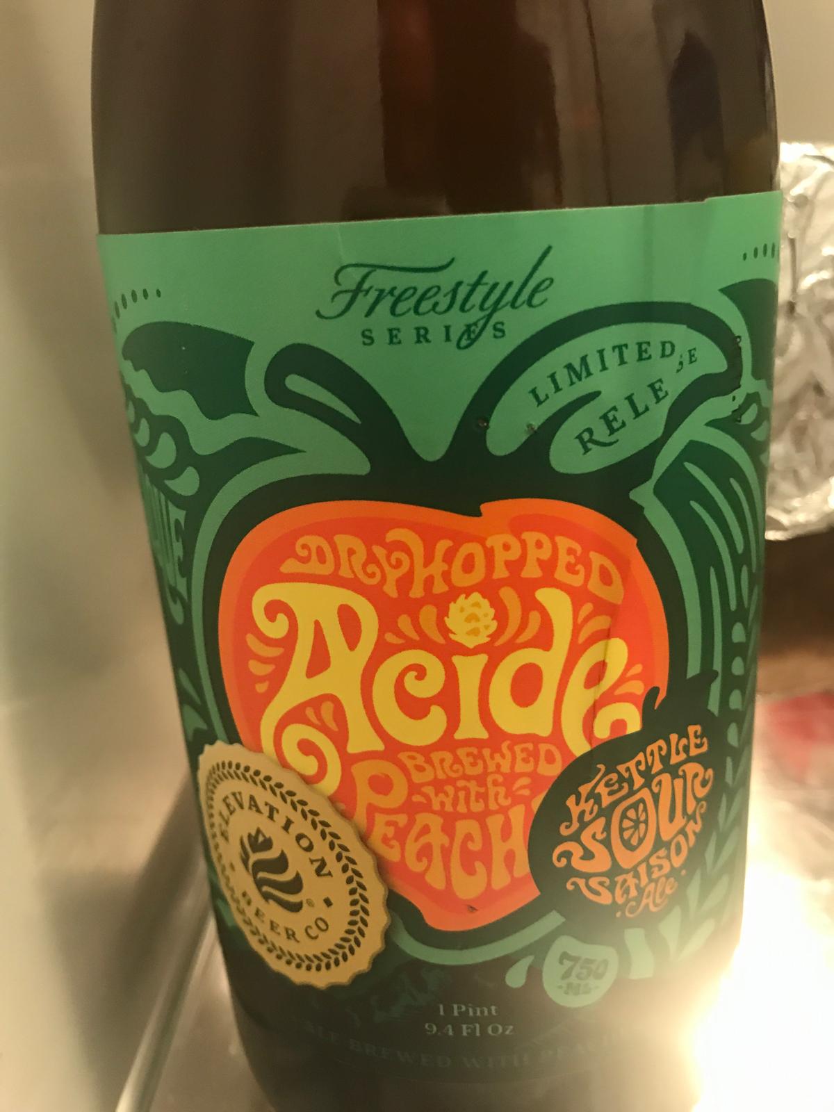 Acide Kettle Sour Saison With Peach