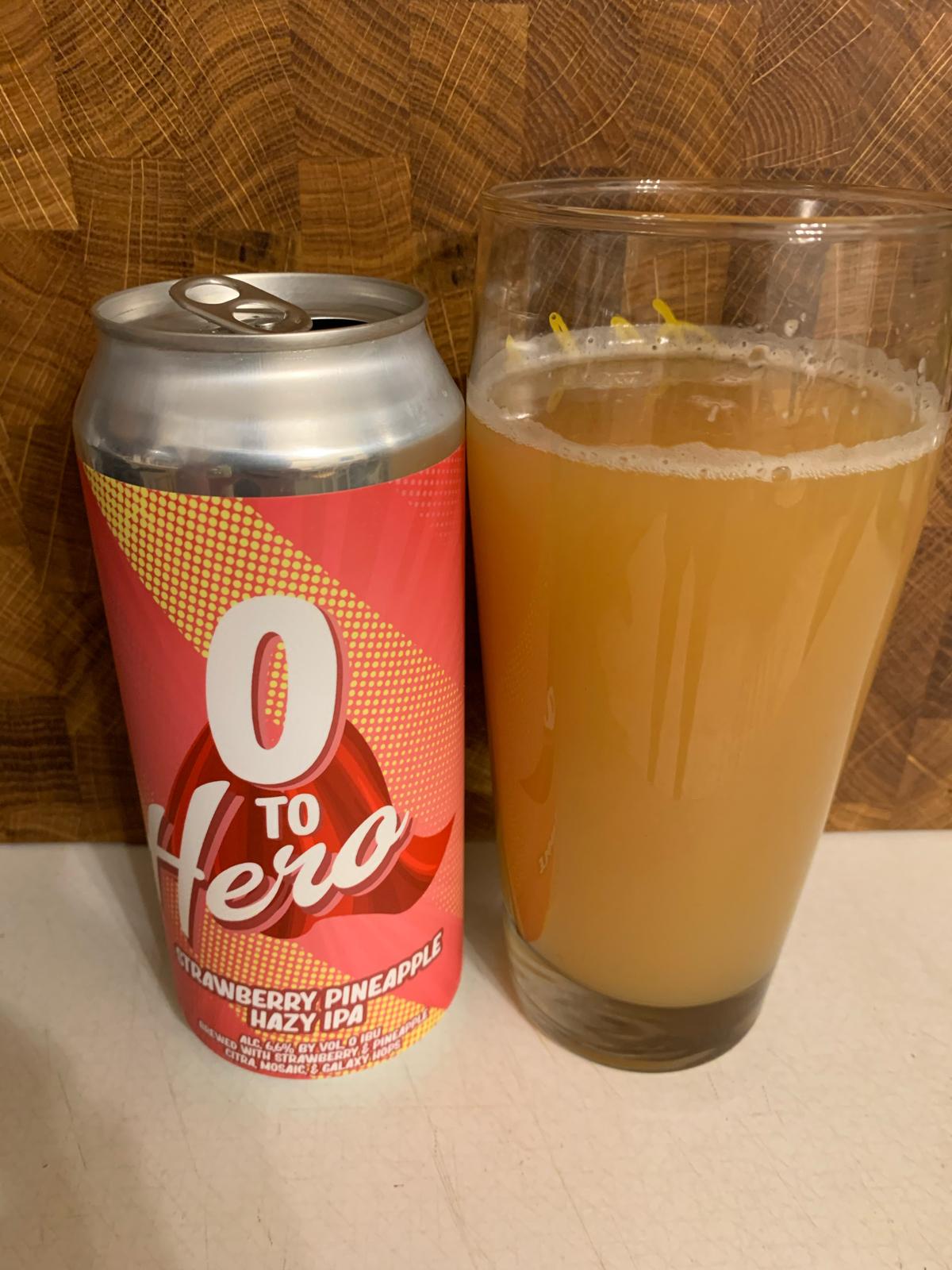 0 To Hero Strawberry Pinapple IPA