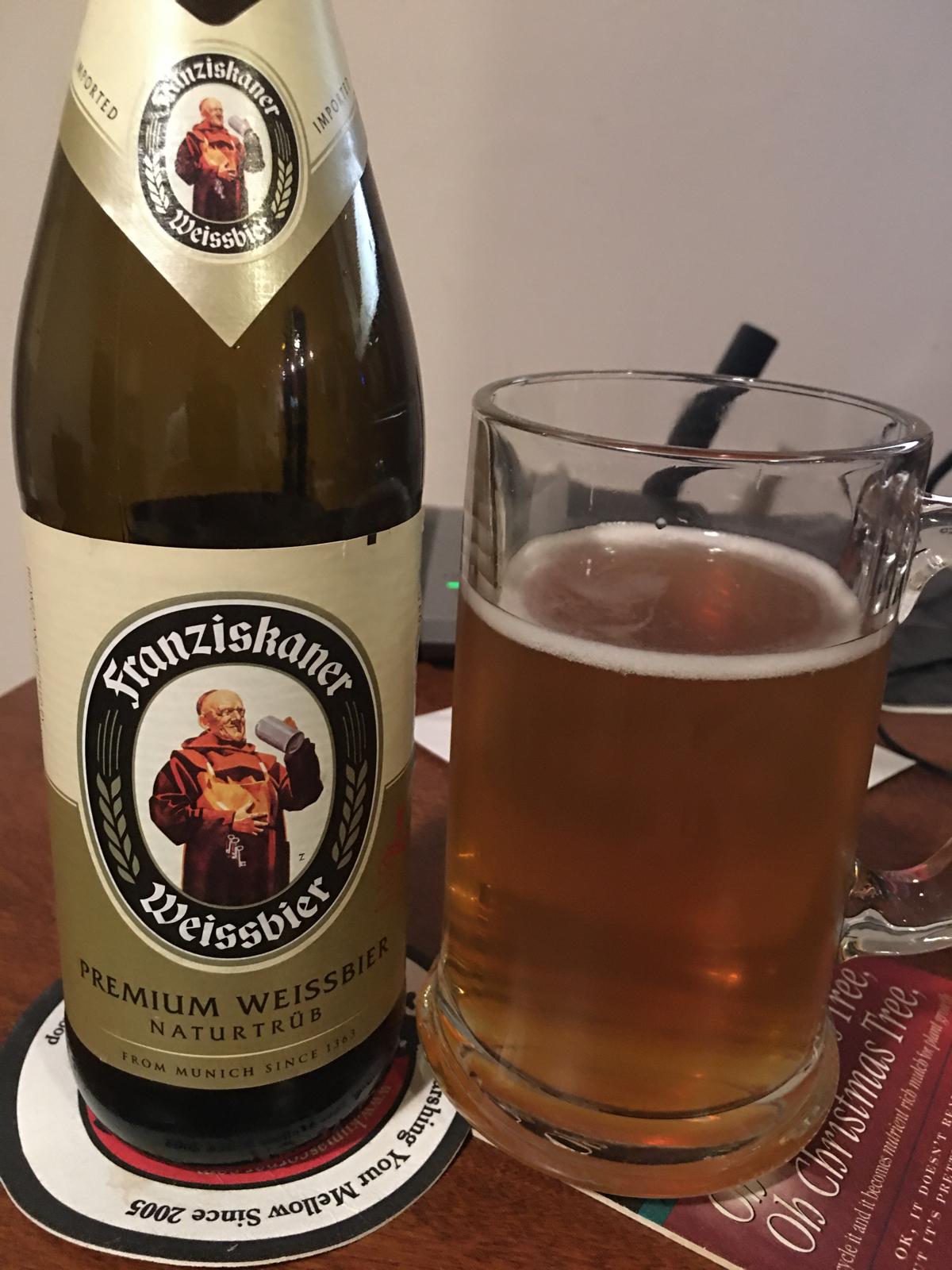 Franziskaner Premium Weissbier Naturtüb