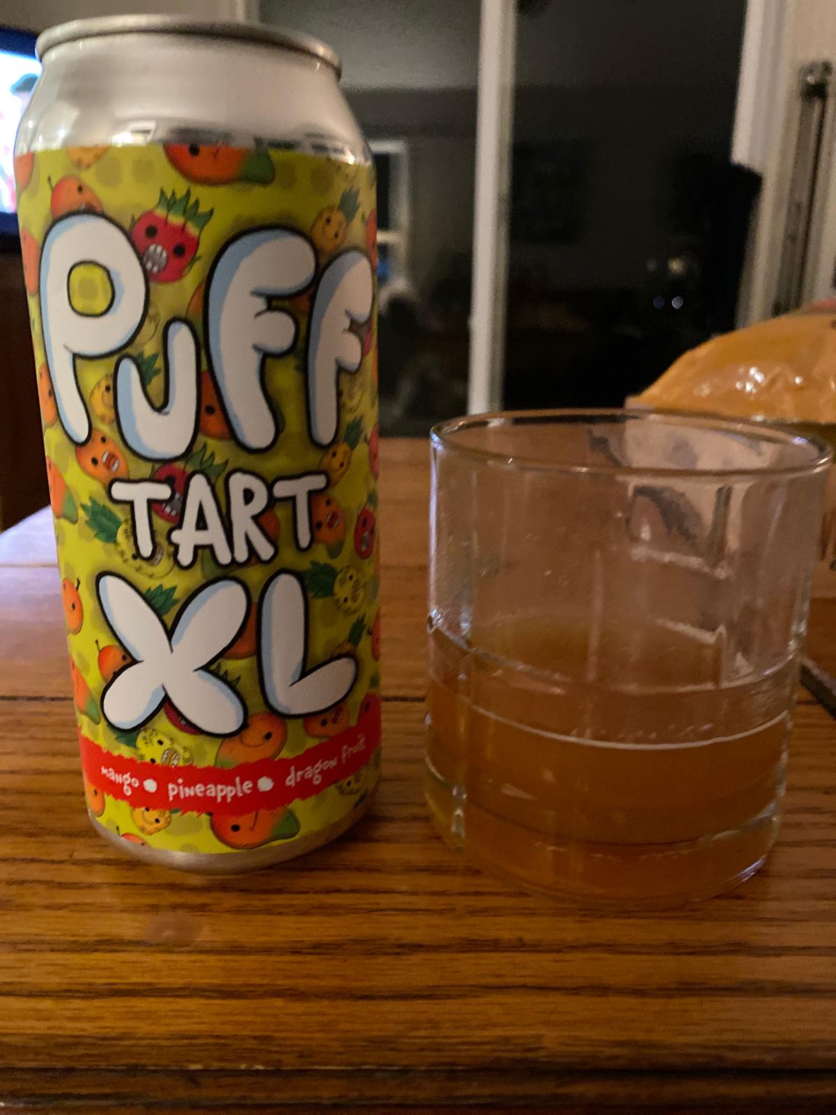 Puff Tart XL: Mango, Pineapple, and Dragonfruit