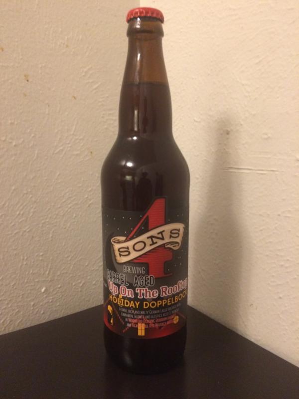 Up On The Rooftop Holiday Doppelbock (Bourbon & Rye Barrel Aged)