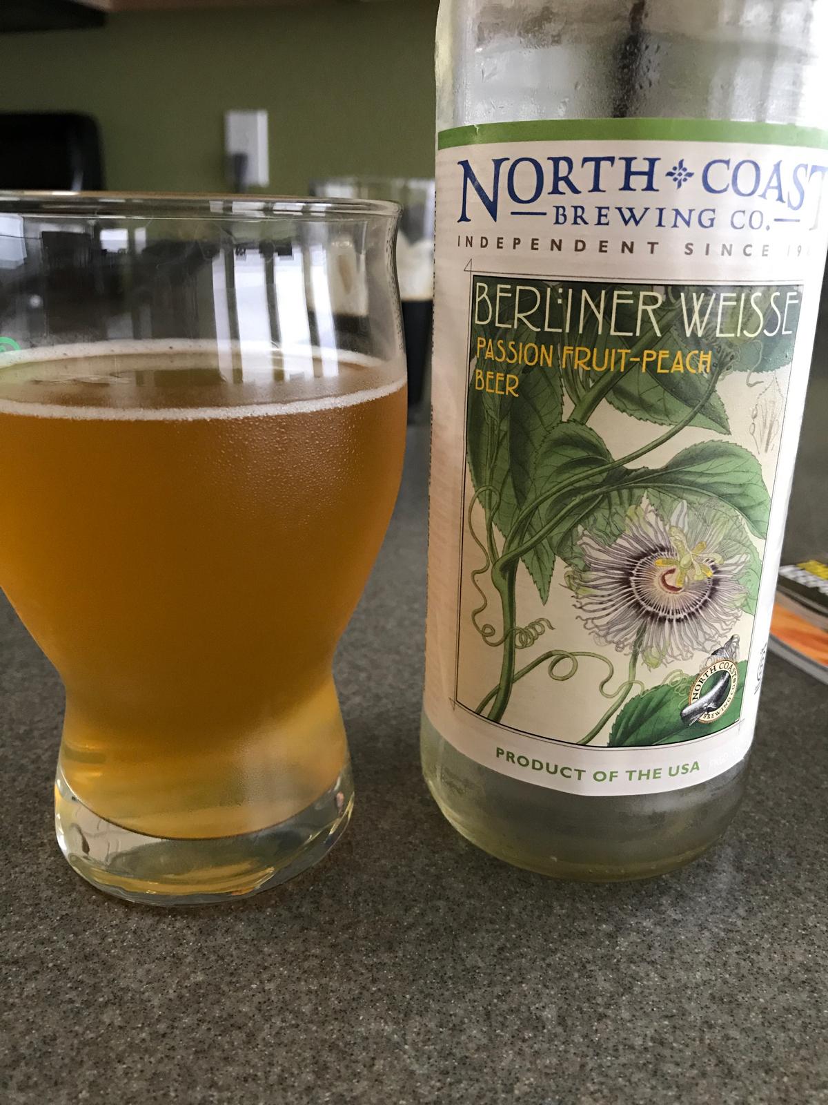 Berliner Weisse Passion Fruit Peach Beer