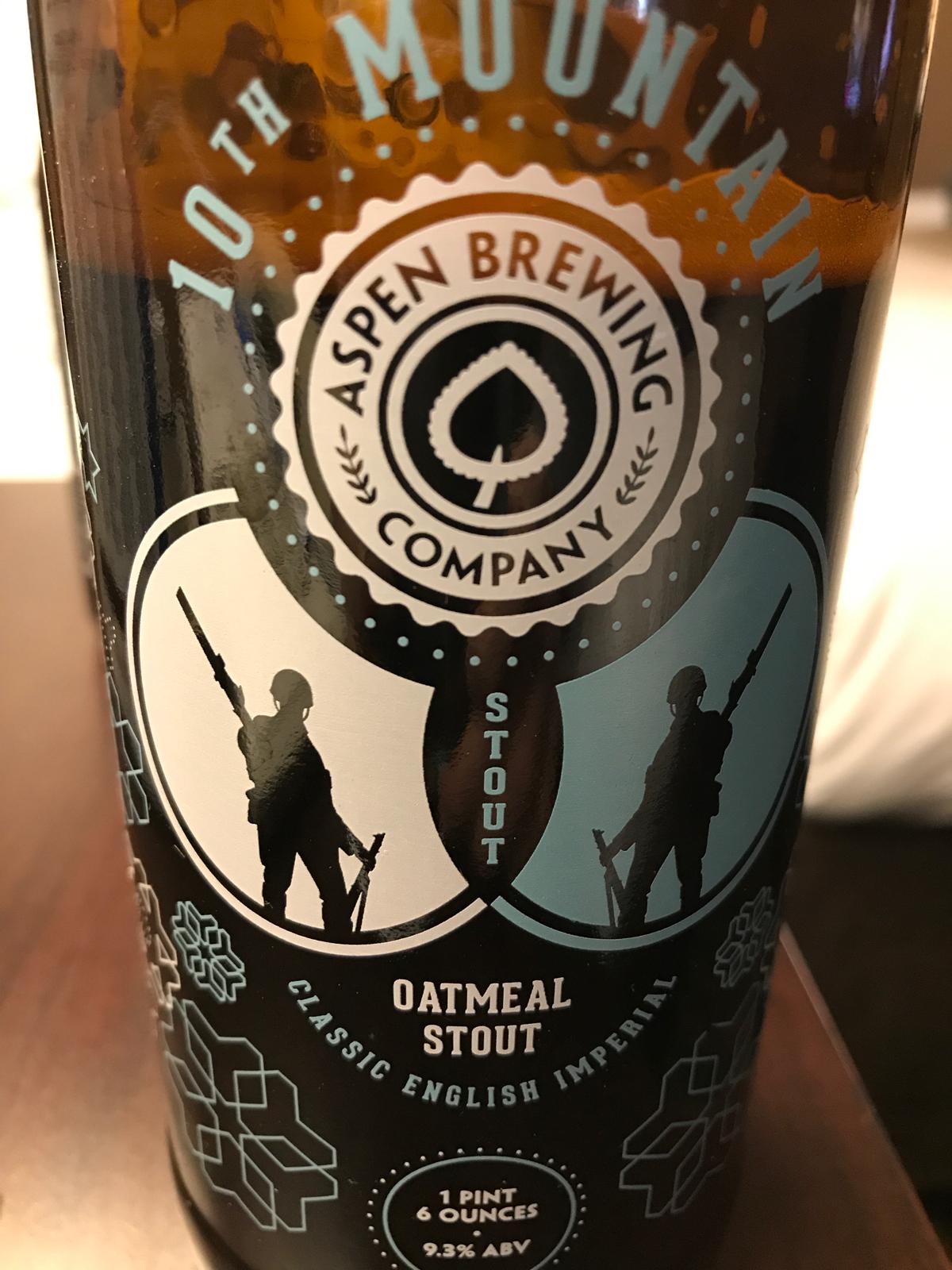 10th Mountain Oatmeal Stout