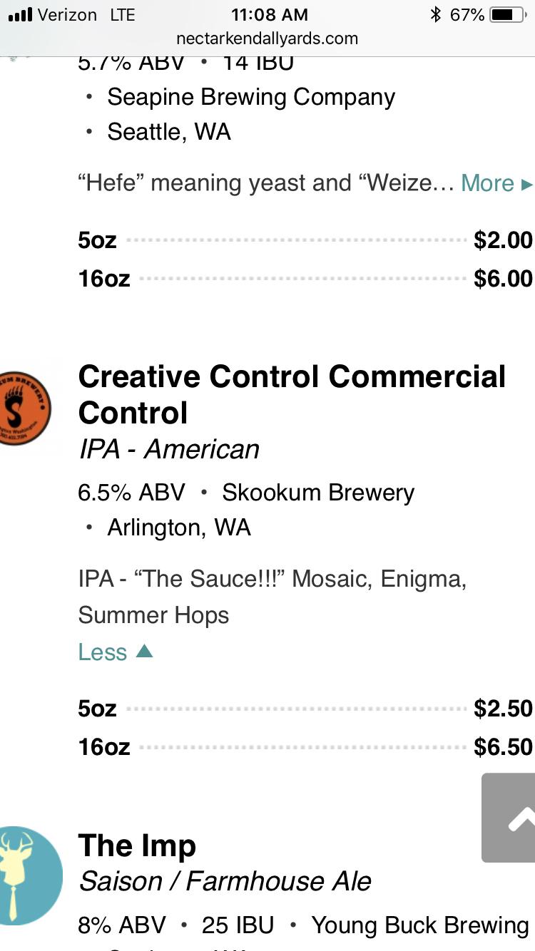 Creative Control Commercial Control IPA