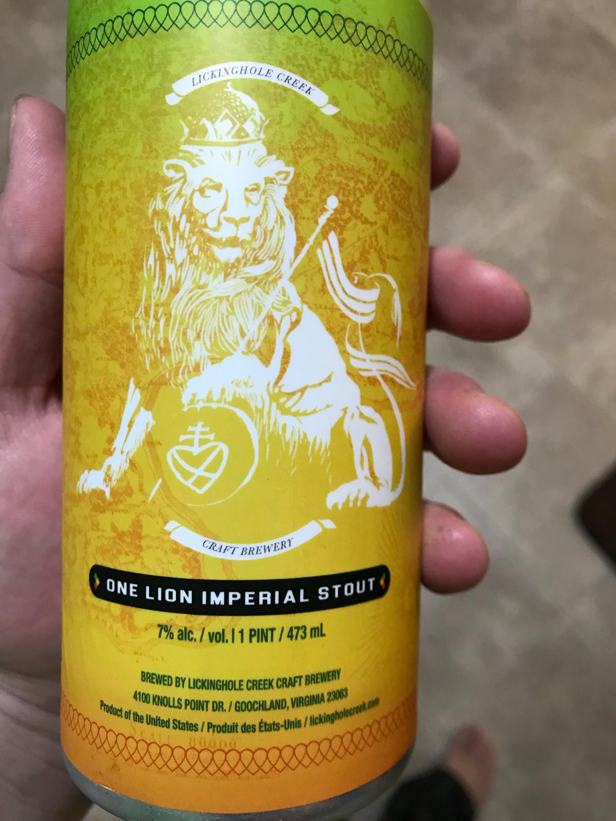 One Lion Imperial Stout