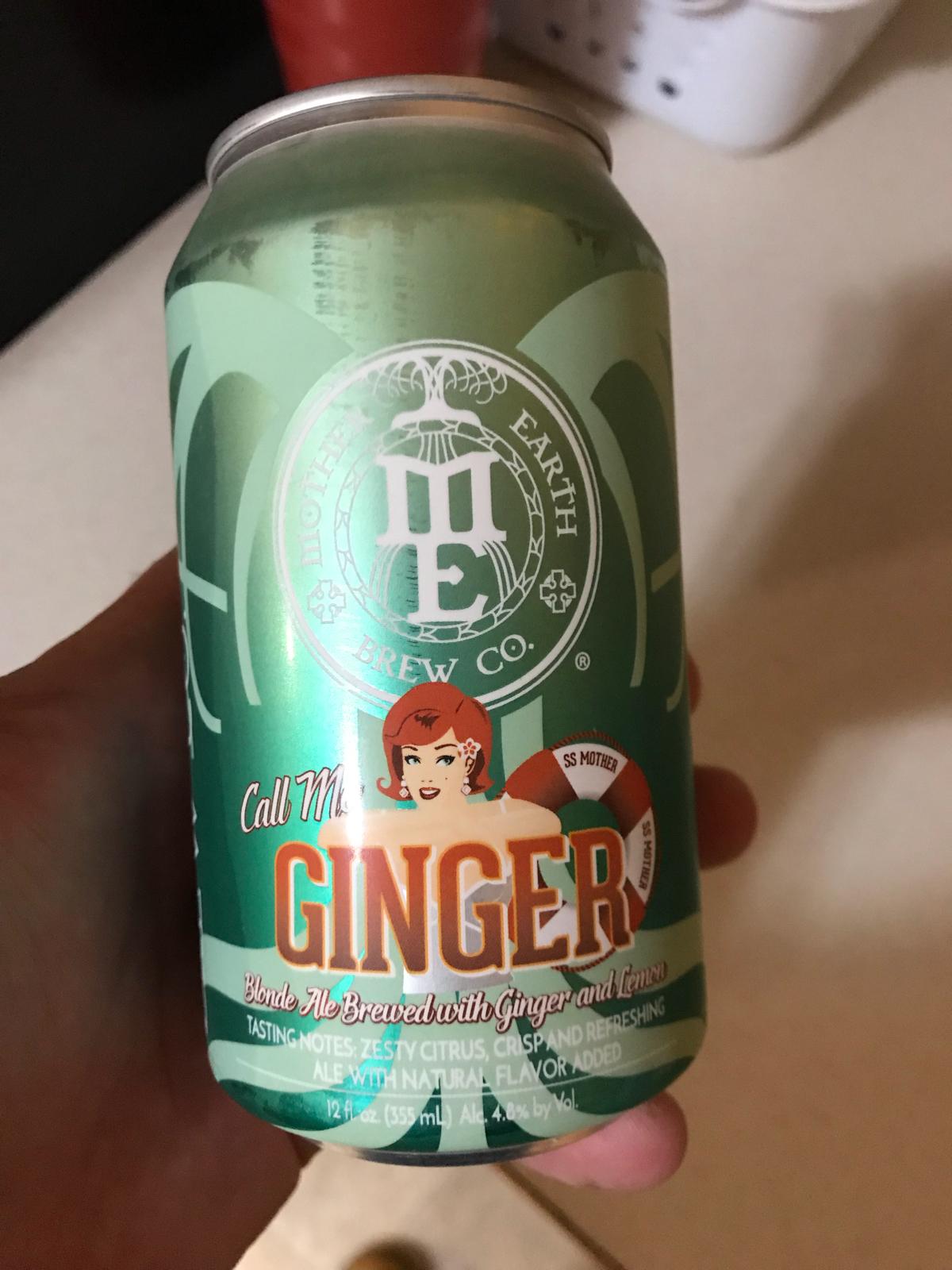 Call Me Ginger Blonde Ale
