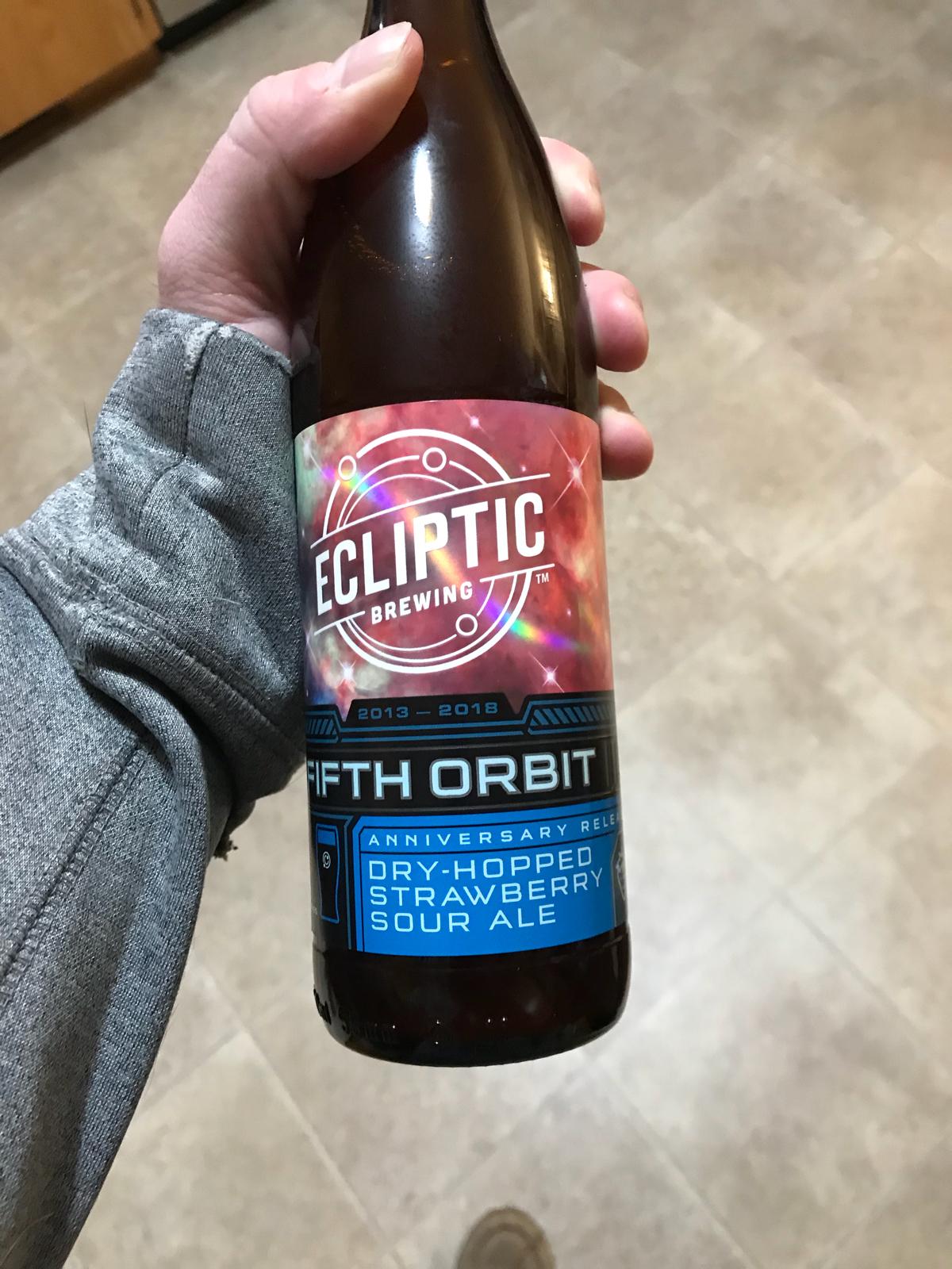 Fifth Orbit Dry Hopped Strawberry Sour Ale 