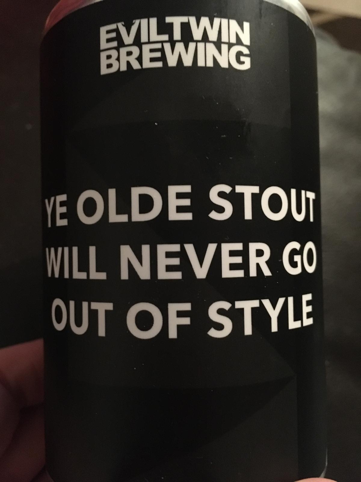 Ye Olde Stout Will Never Go Out Of Style