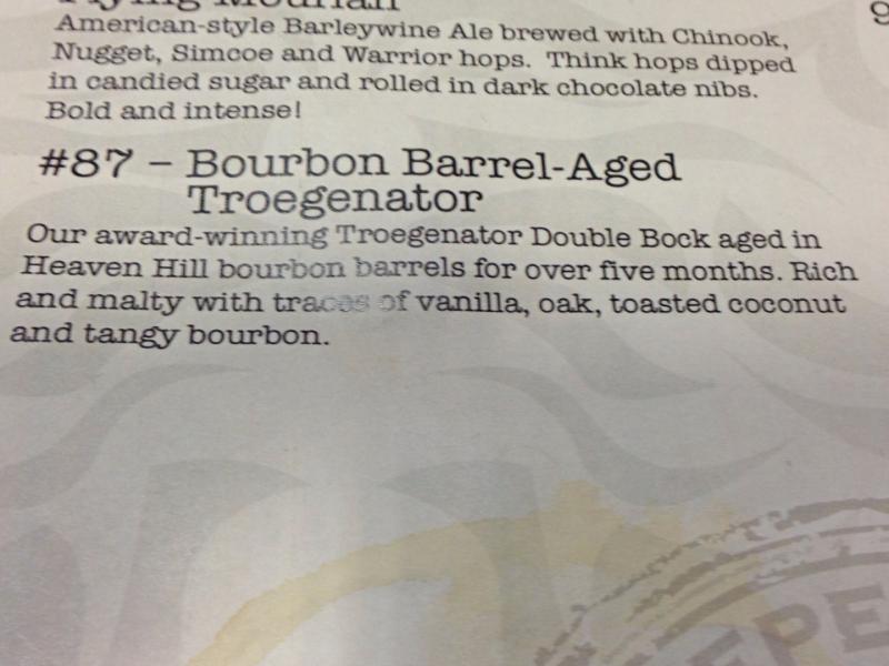 Scratch #87 - 2013 (Bourbon Barrel-Aged Troegenator)