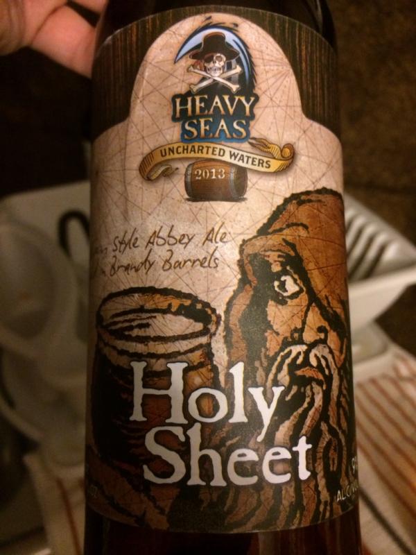 Holy Sheet Uncharted Waters 2013 (Brandy Barrel Aged)
