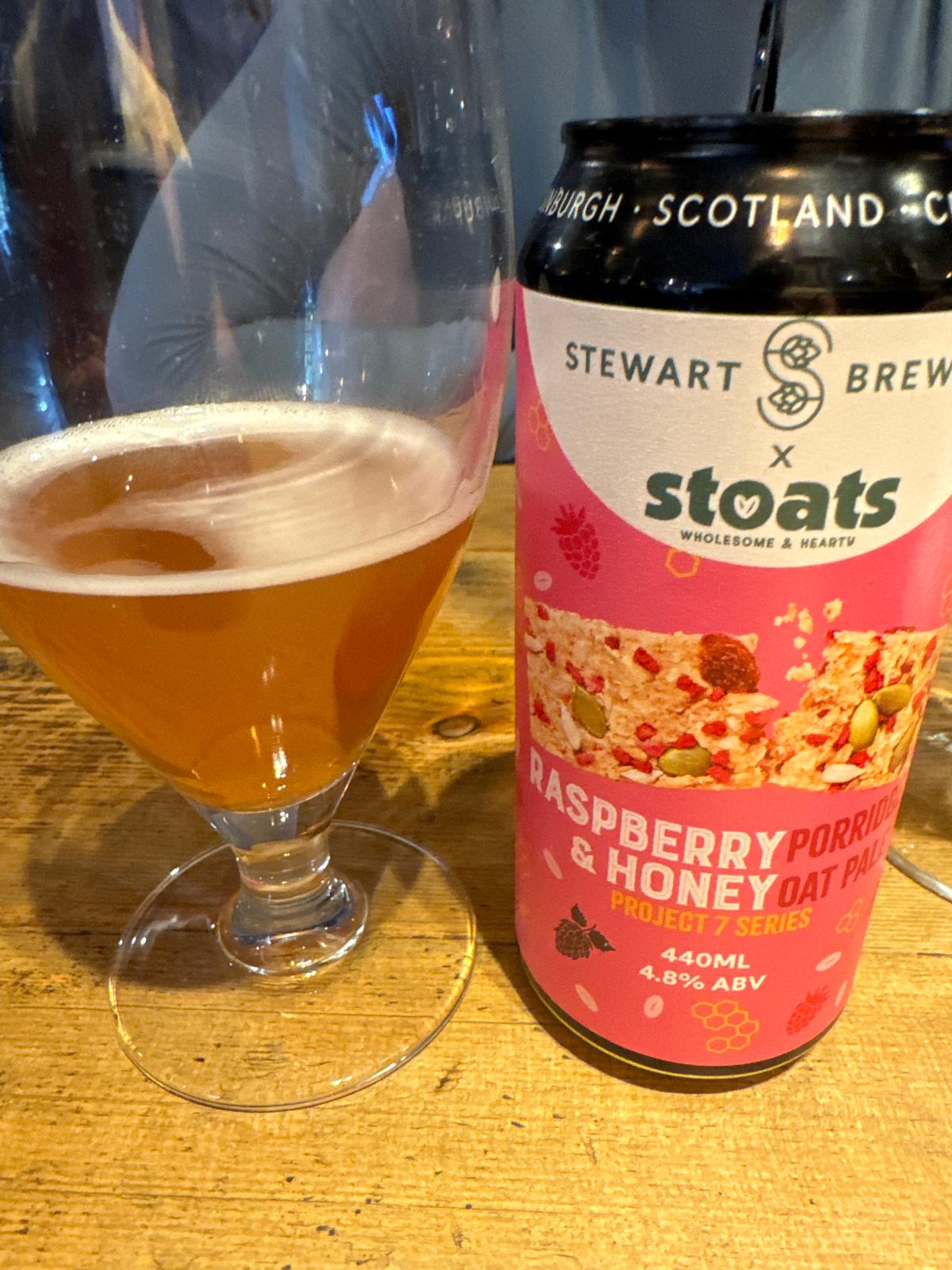 Raspberry Porridge & Honey Oat Pale Ale