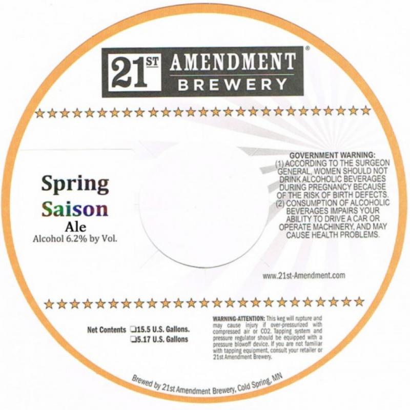 Spring Saison Ale