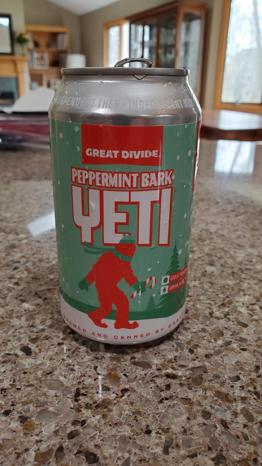 Yeti with Peppermint Bark