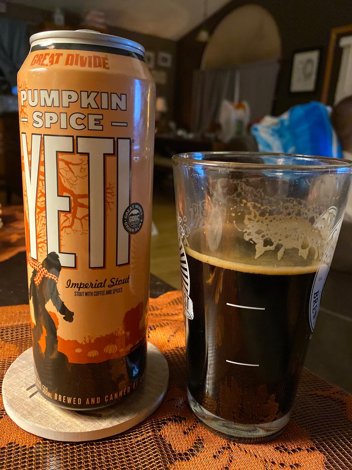 Yeti with Pumpkin Spice