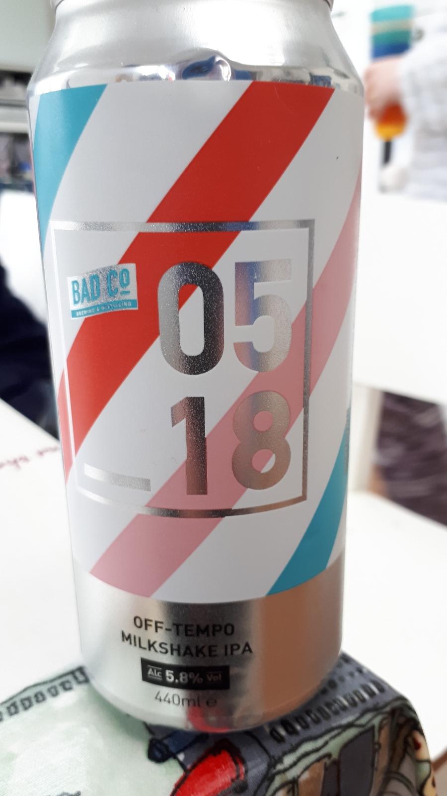 05_18 Off-Tempo Milkshake IPA