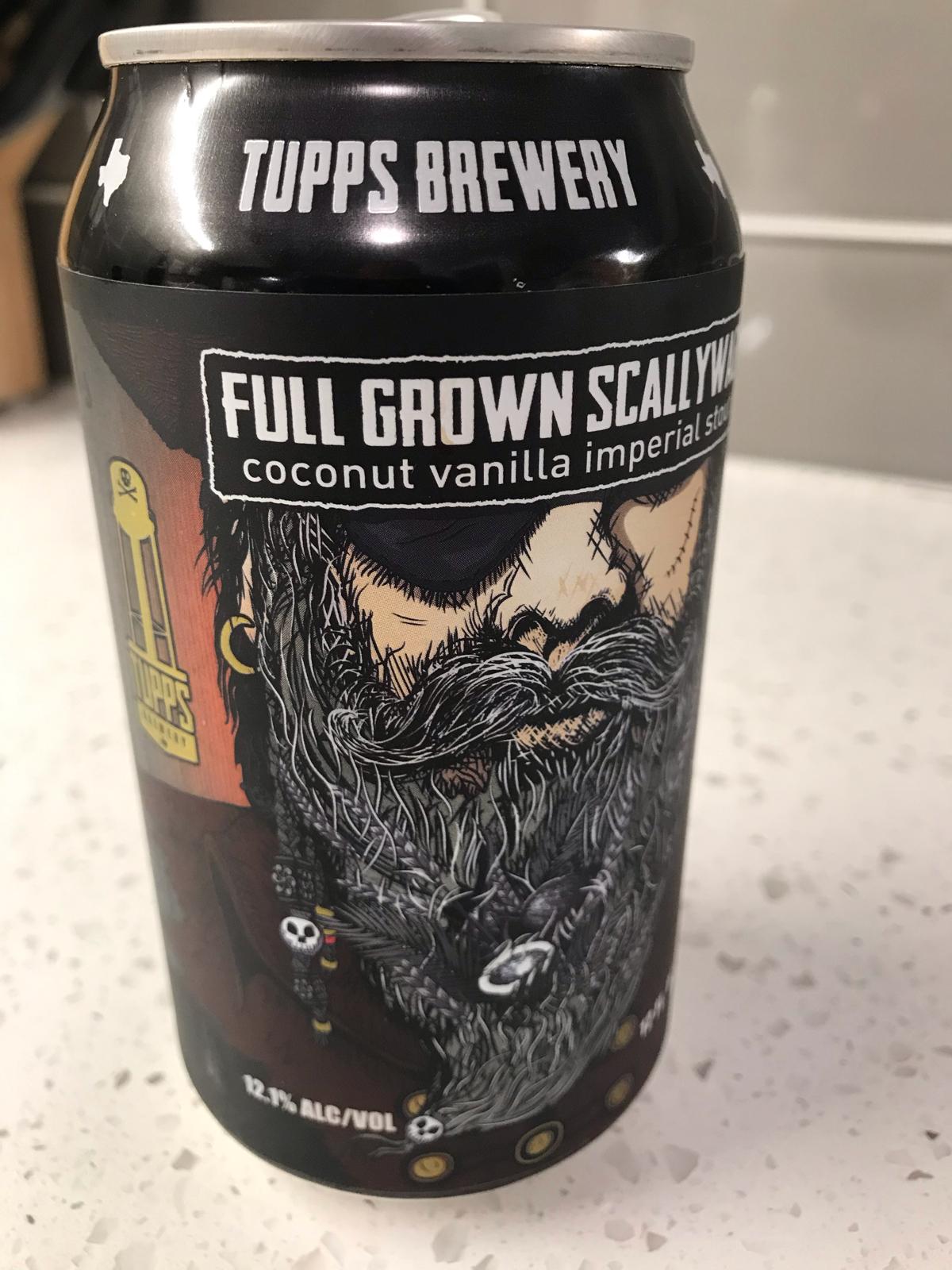Full Grown Scallywag with Coconut & Vanilla