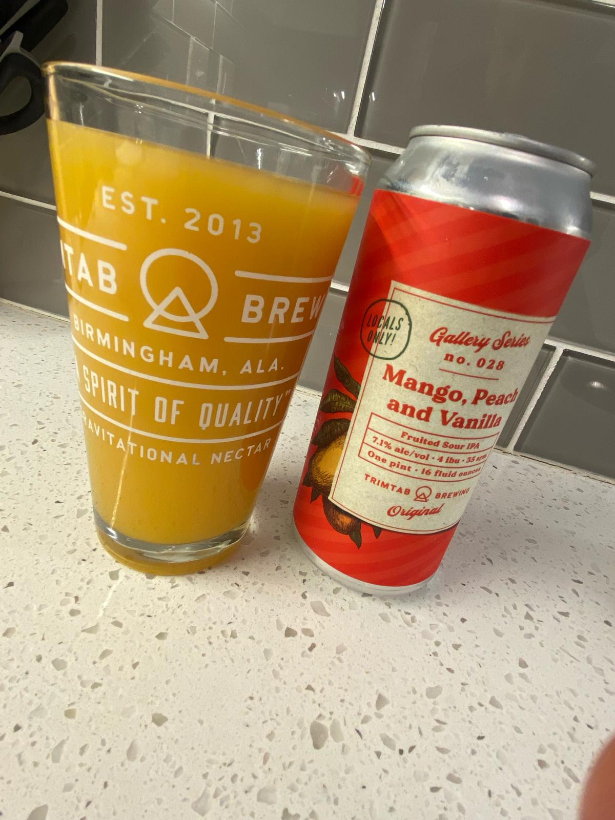 Gallery Series #028 Mango, Peach, and Vanilla Fruited Sour IPA