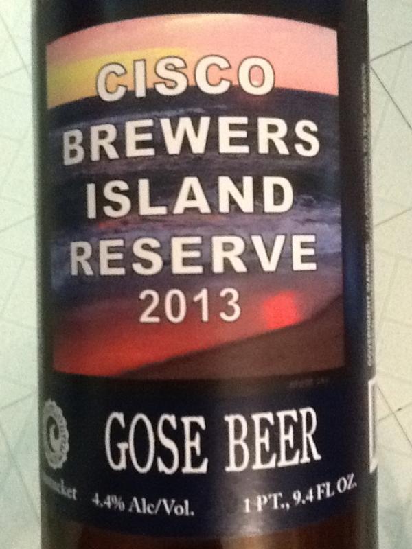 Island Reserve Gose Beer