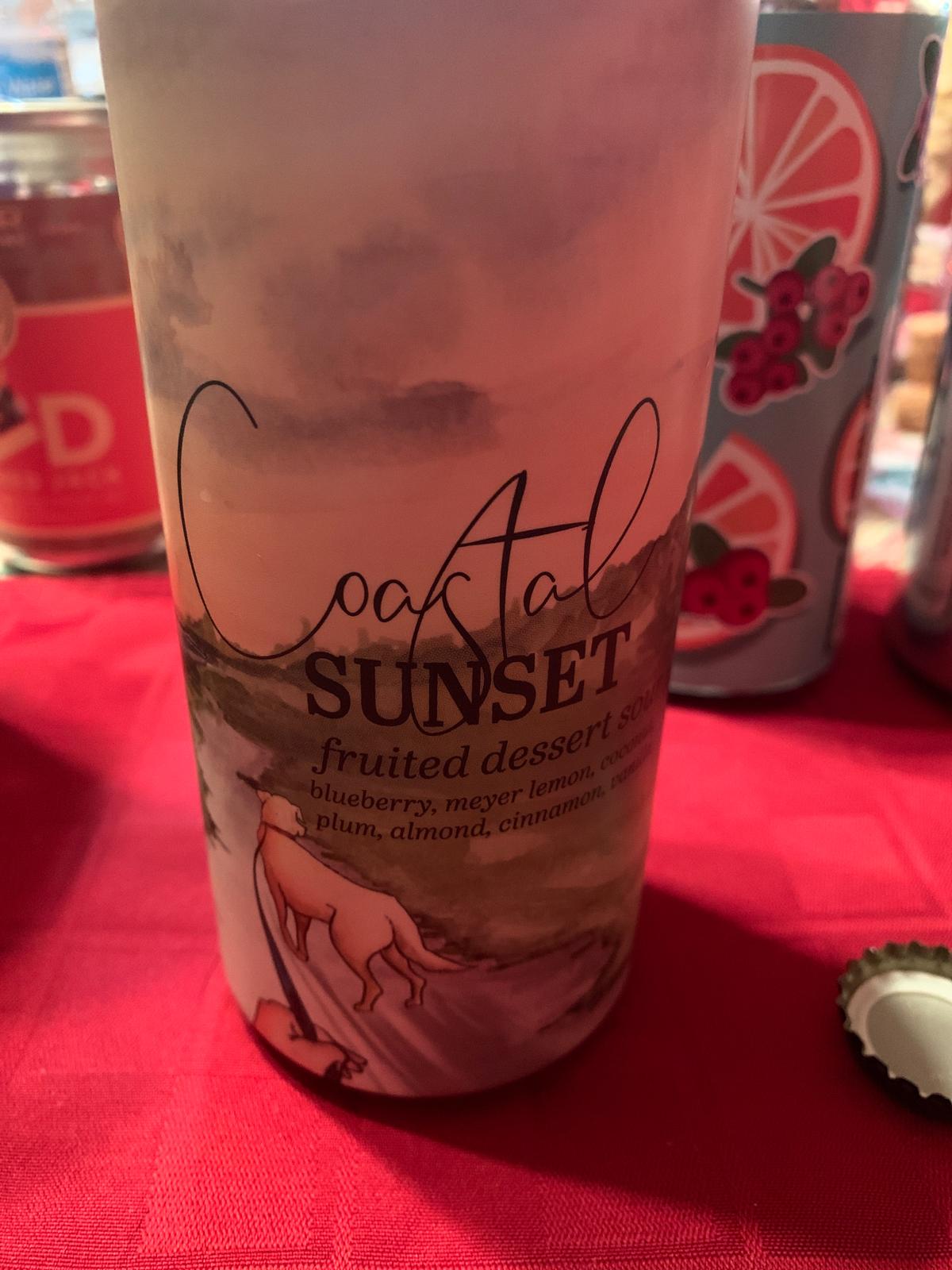 Coastal Sunset: Blueberry, Meyer Lemon, Coconut, Plum, Almond, Cinnamon, and Vanilla