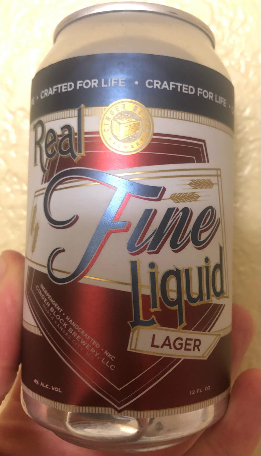 Real Fine Liquid Lager