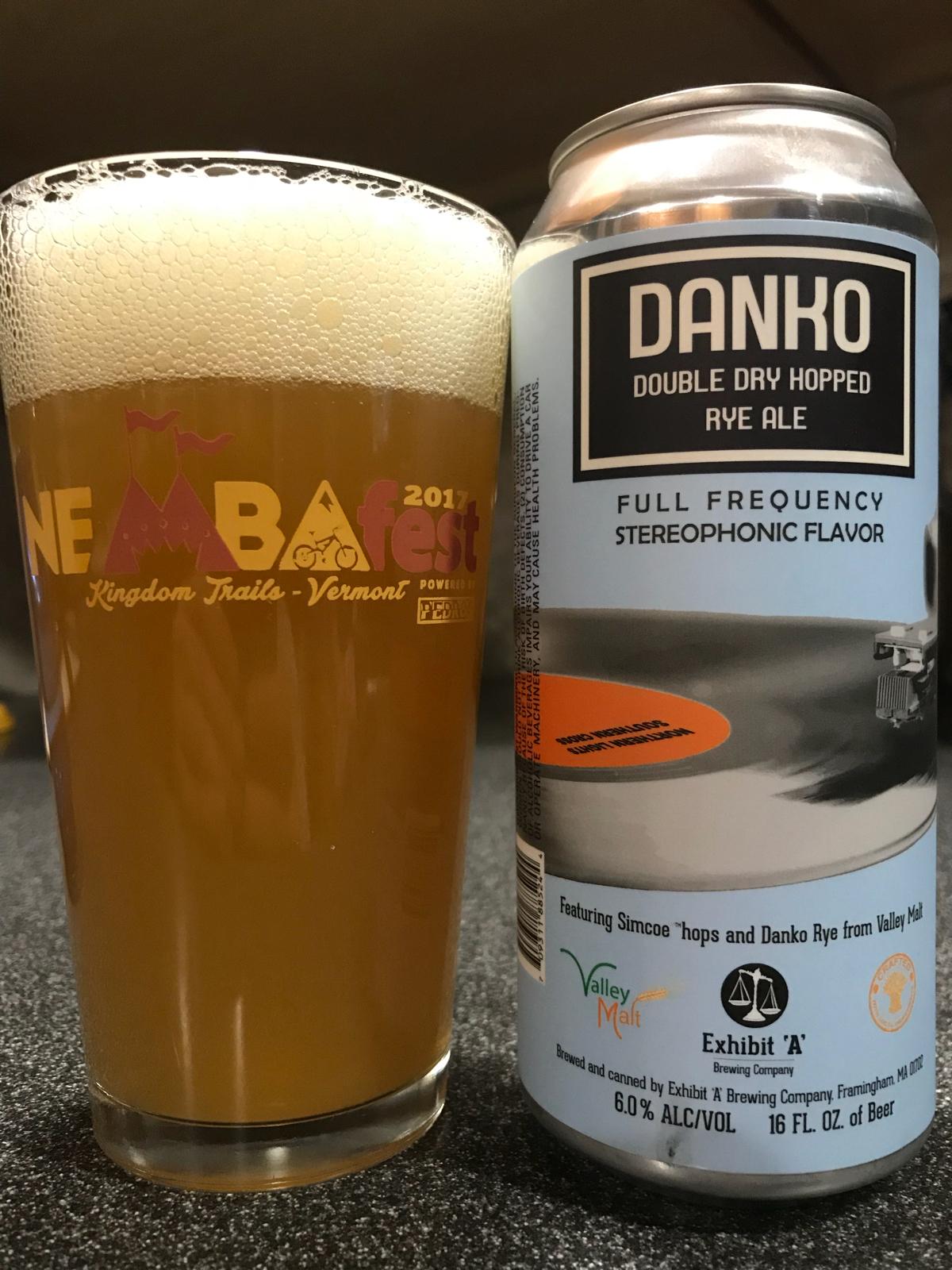Danko: Double Dry Hopped Rye Ale