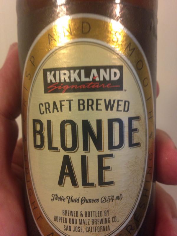Kirkland Signature Craft Brewed Blonde Ale
