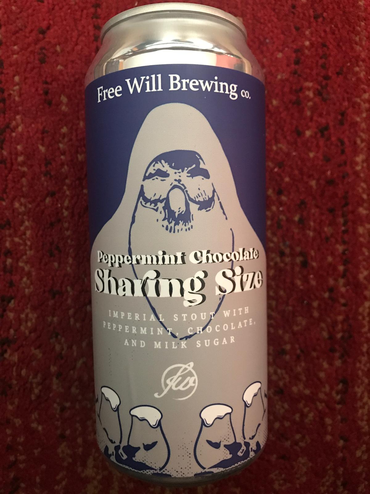 Peppermint Chocolate Sharing Size