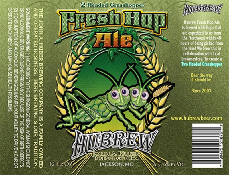 2 Headed Grasshopper Fresh Hop Ale