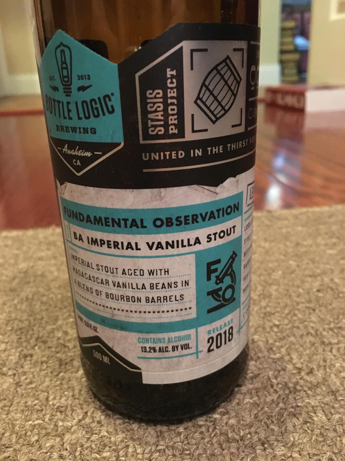 BA Vanilla Fundamental Observation