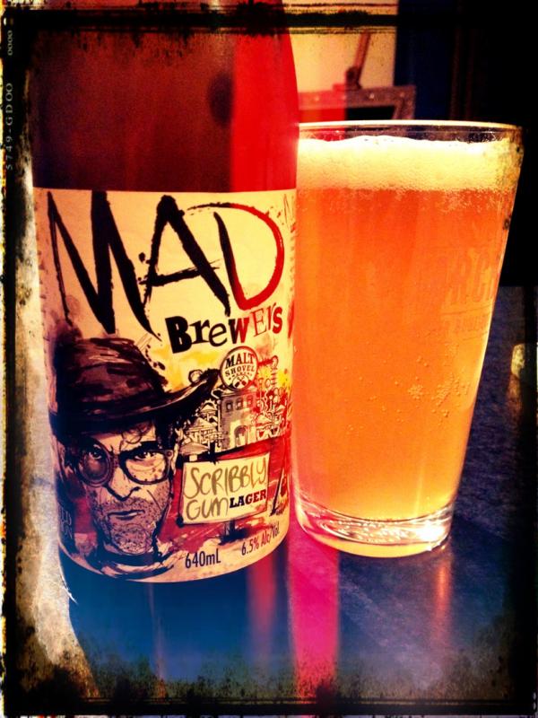 Mad Brewers Scribbly Gum Lager  