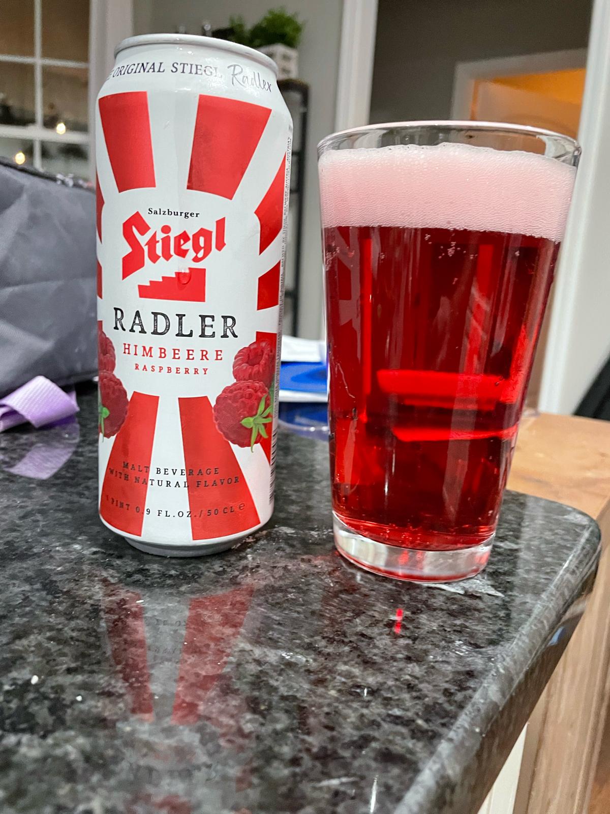 Stiegl Gaudi Radler Shandy with Raspberry