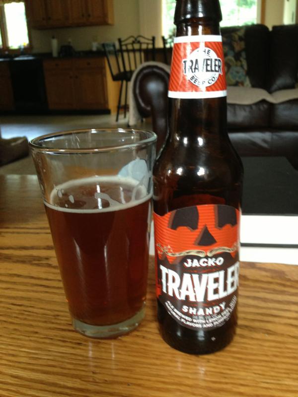 Jack-o Traveler Shandy