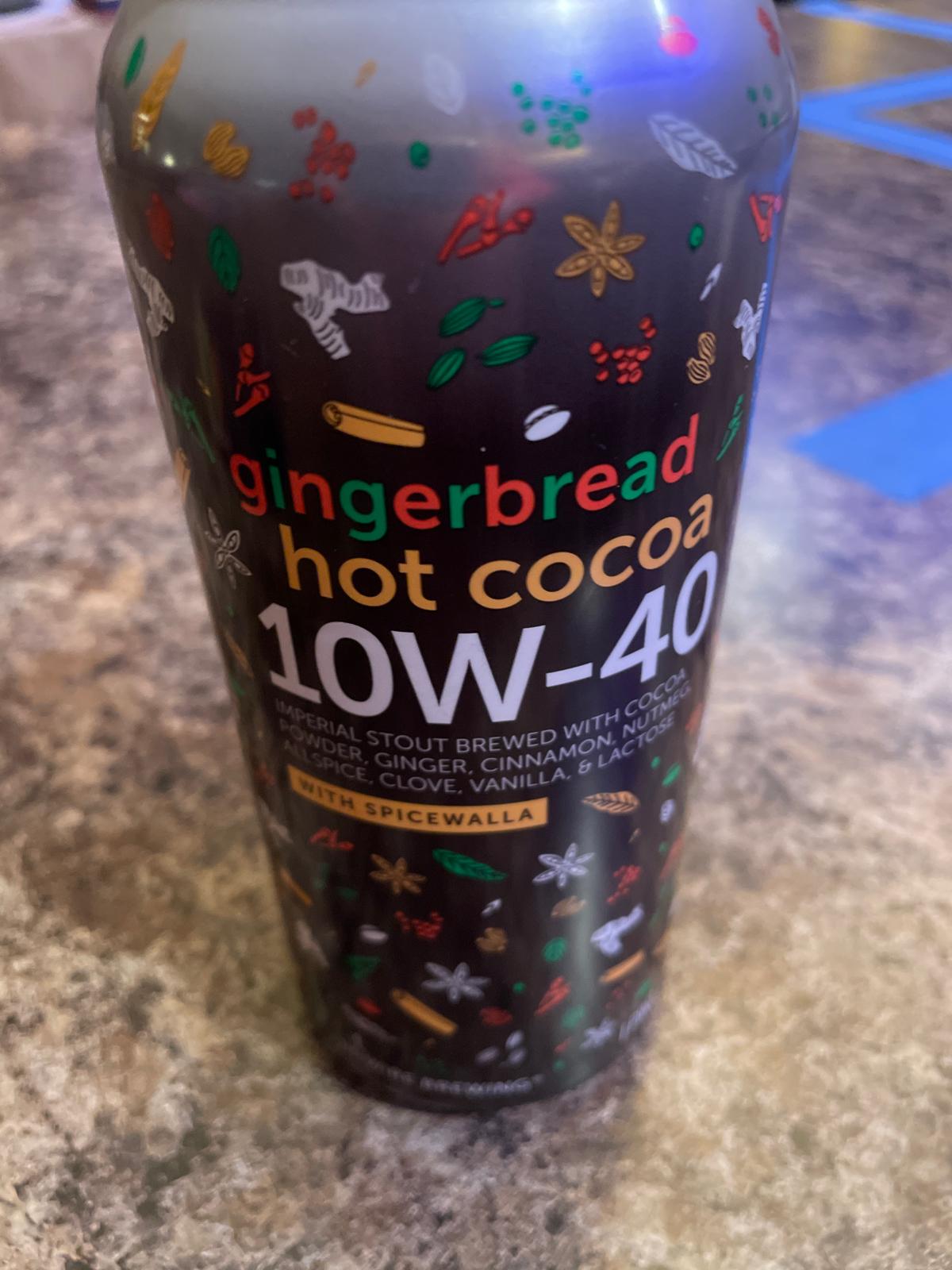 10W-40 Gingerbread Hot Cocoa