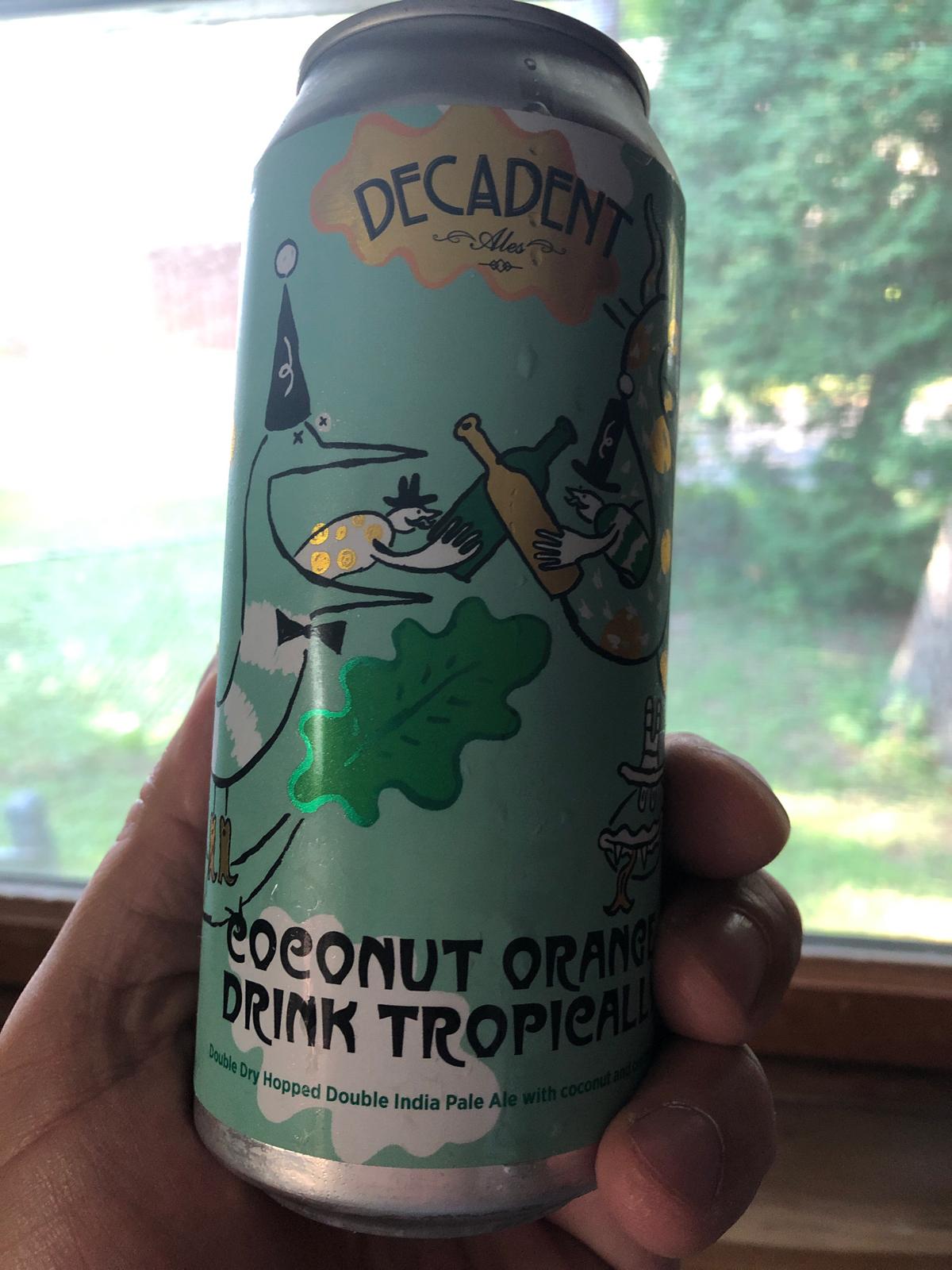 Coconut Orange Drink Tropically