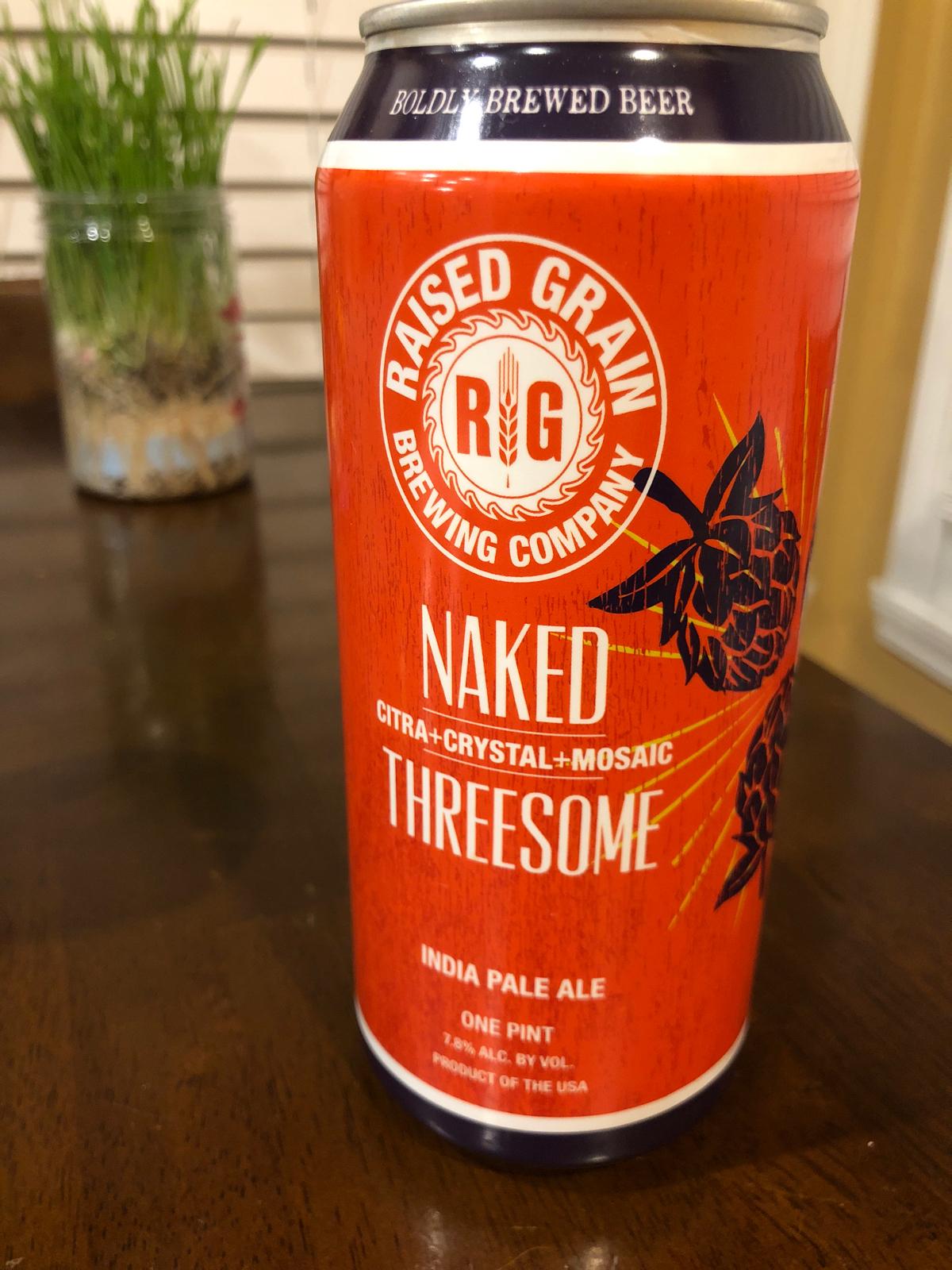 Naked Threesome, Double Dry Hopped (Citra, Crystal, Mosaic)