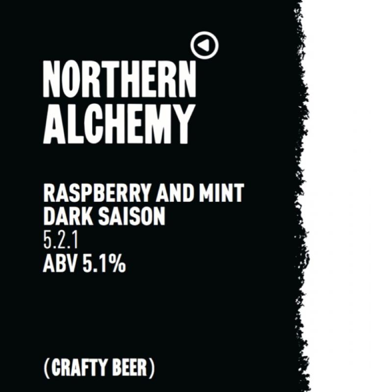 Raspberry And Mint Dark Saison