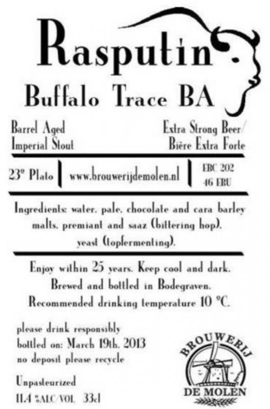 Rasputin Buffalo Trace BA