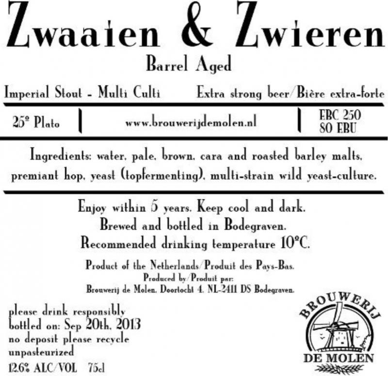 Zwaaien & Zwieren Barrel Aged