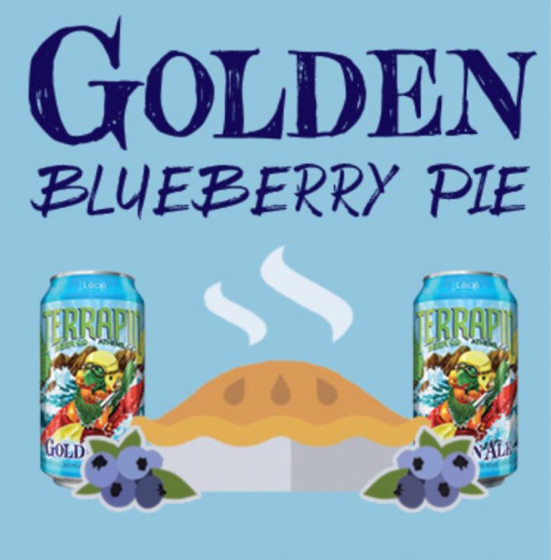 Golden Blueberry Pie