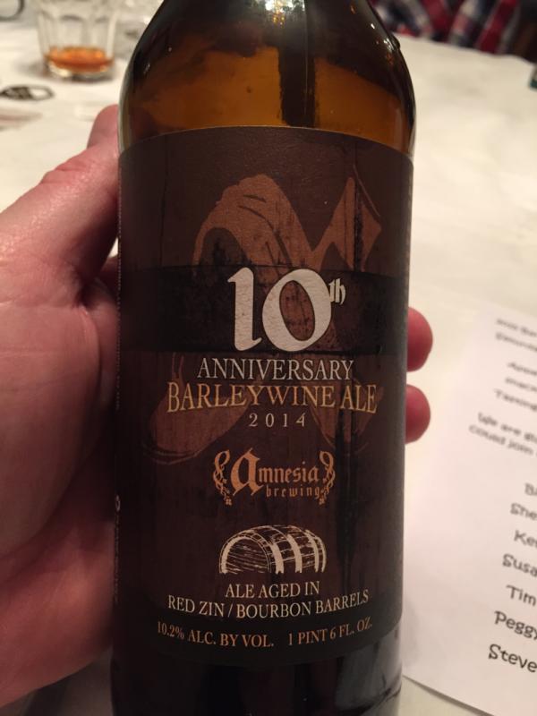 10th Anniversary Barely Wine