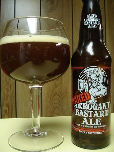 Arrogant Bastard Ale (Oak Barrel Aged)
