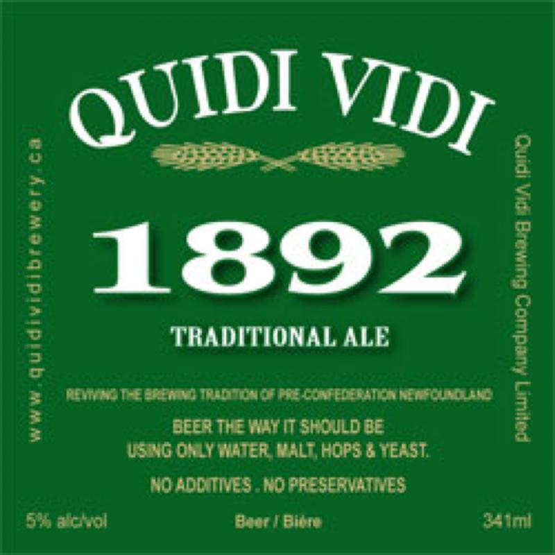 1892 Traditional Ale