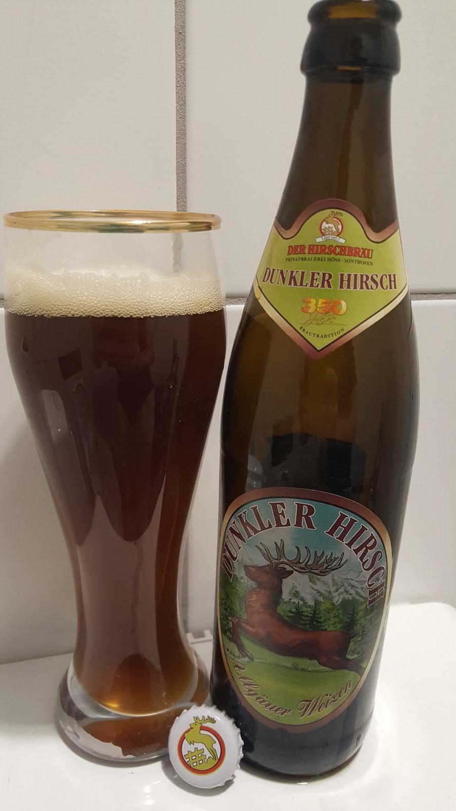 Dunkler Hirsch Allgäuer Dunkelweizen