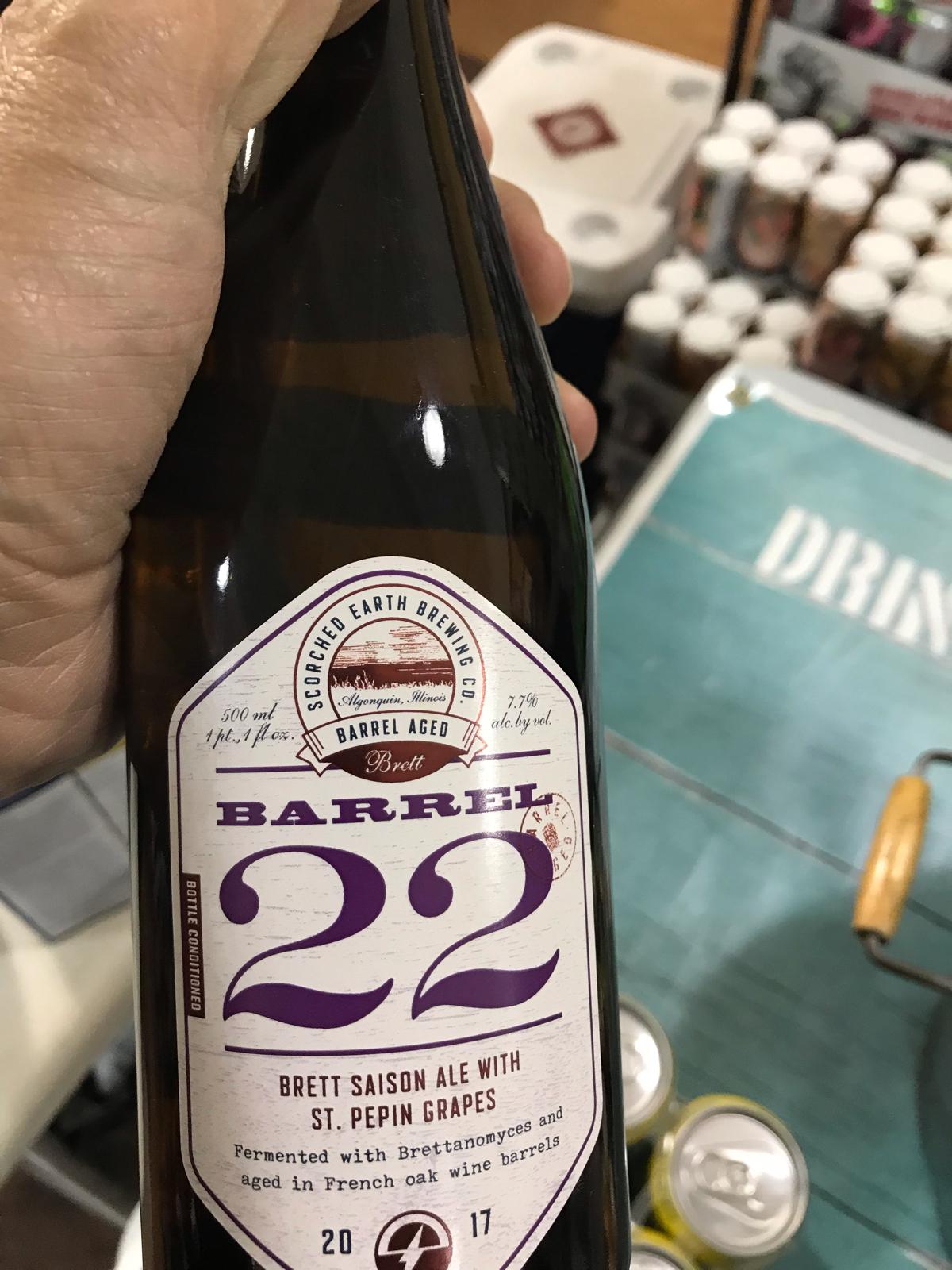 Barrel #22 (St. Peppin Brett Saison, Barrel Aged)