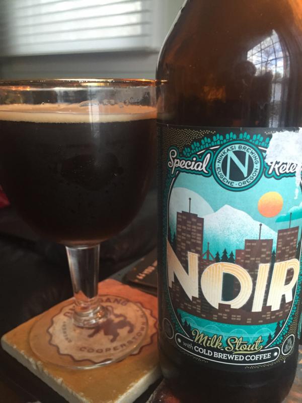 Noir Milk Stout With Cold Brewed Coffee