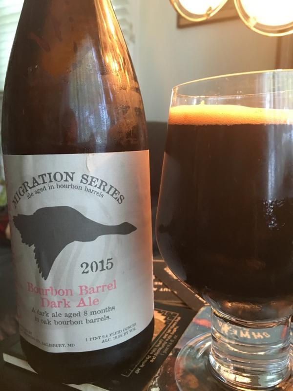 Migration Series Winter 2011 Bourbon Barrel Dark Ale