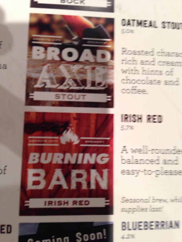 Burning Barn Irish Red